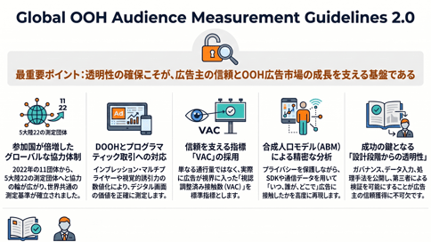 【世界標準のOOHへ】グローバルOOHオーディエンス測定ガイドライン2.0（全4回連載）第1回：【世界標準を知る】