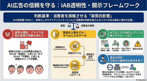 AI広告の「信頼」をどう築くか？　IABの透明性フレームワークと消費者の本音