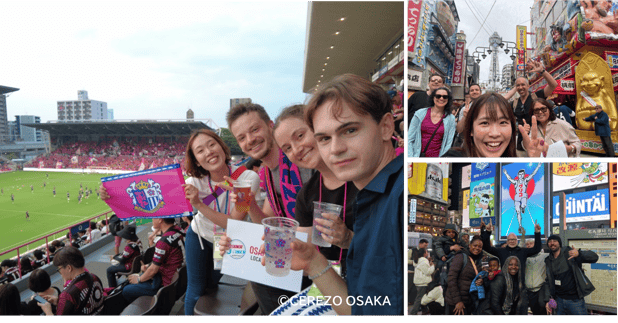セレッソ大阪×Osaka JOINER インバウンド向け「ゲームデイスペシャル体験ツアー」初開催