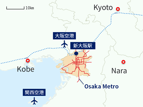 Osaka Metro OOHの強み:大阪ってどんな街? ~立地特性~