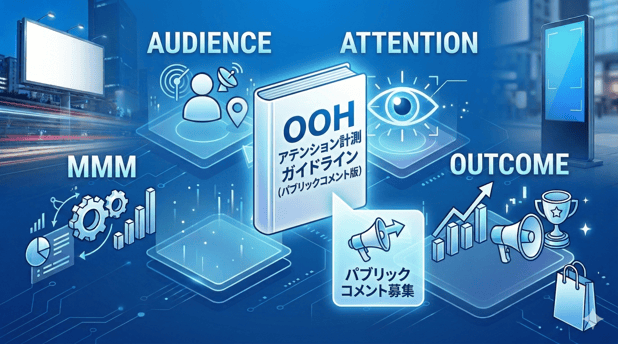 OOHの「質」を測る共通言語へ。DSC「アテンション計測ガイドライン」公開とパブコメ募集のお知らせ