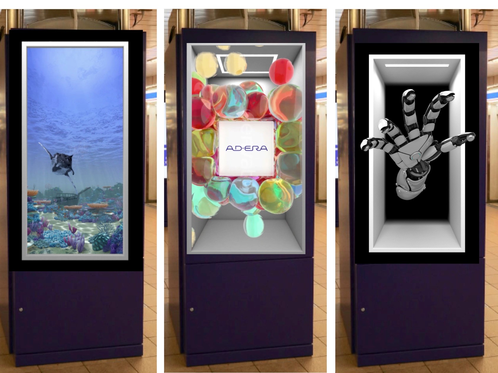 「Osaka Metro DOOH Ads Platform」で平⾯裸眼3D広告配信の実証実験を開始