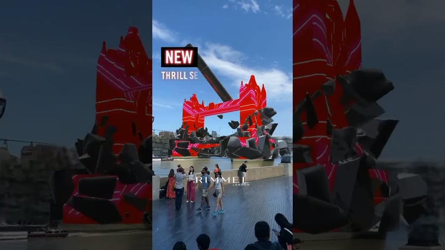 ロンドンの名所をARで変身！ リンメルの新マスカラ「Thrill Seeker Pitch Black」キャンペーン